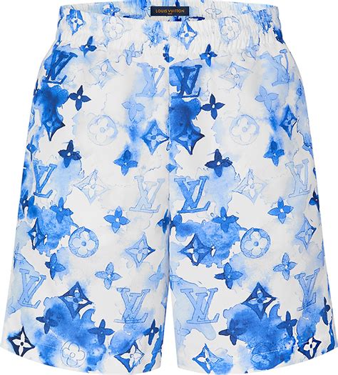 lv watercolor shorts